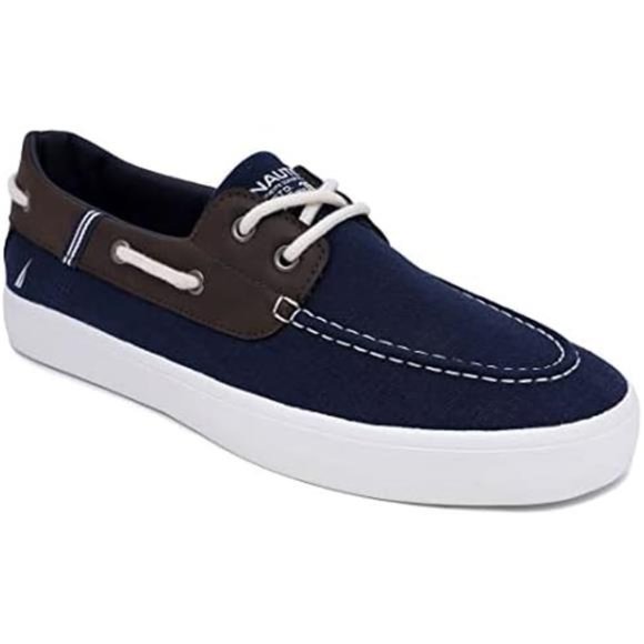Men\'s Lace-Up Boat Shoe, Two-Eyelet Casual Loafer, Fashion Sneaker - Galley main image 4